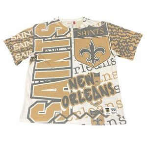 Mitchell & Ness Men's New Orleans Saints Team Shirt Size XXL